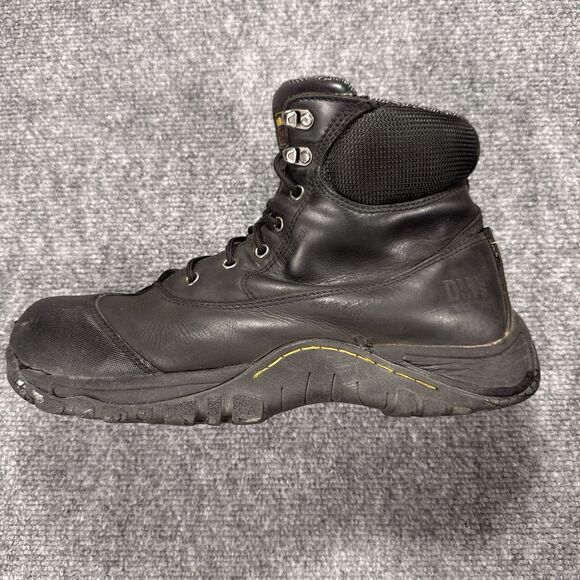 Dr Doc Martens Industrial Steel Toe Mens Brown Leather Work BOOTS AW140 Size 12 main image 13